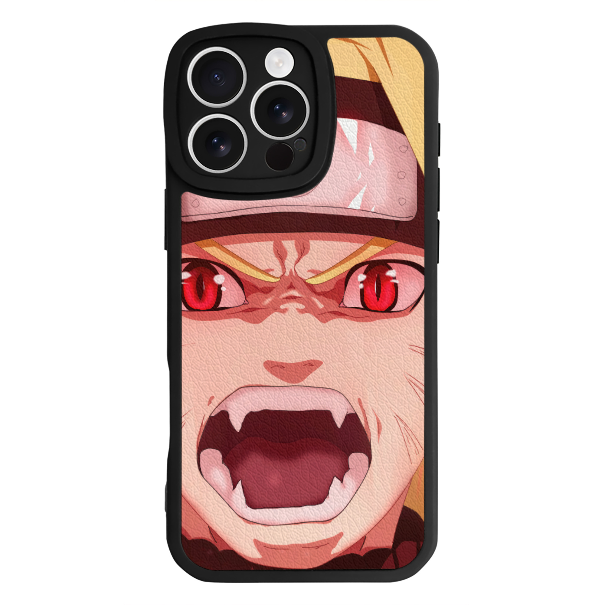 （画像用） NARUTO -ナルト- NARUTO -ナルト- 疾風伝 【iPhone 16シリーズ対応】シリコンスマホケース（レザー調） 材質：シリコン